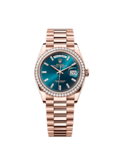 Rolex Day-Date 36 36 mm Everose gold and diamonds 128345rbr-0083