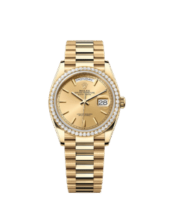 Rolex Day-Date 36 36 mm yellow gold and diamonds 128348rbr-0026