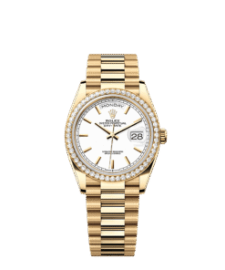 Rolex Day-Date 36 36 mm yellow gold and diamonds 128348rbr-0047