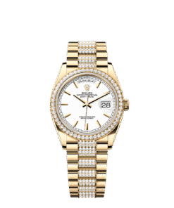 Rolex Day-Date 36 36 mm yellow gold and diamonds 128348rbr-0048