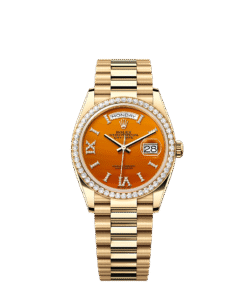 Rolex Day-Date 36 36 mm yellow gold and diamonds 128348rbr-0049