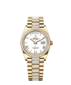 Rolex Day-Date 36 36 mm yellow gold and diamonds 128348rbr-0065