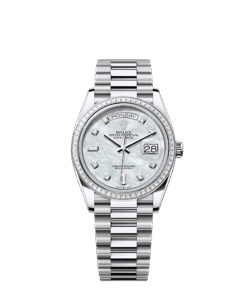 Rolex Day-Date 36 36 mm platinum and diamonds 128396tbr-0005
