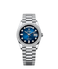 Rolex Day-Date 36 36 mm platinum and diamonds 128396tbr-0008
