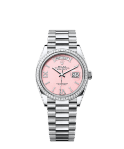Rolex Day-Date 36 36 mm platinum and diamonds 128396tbr-0009
