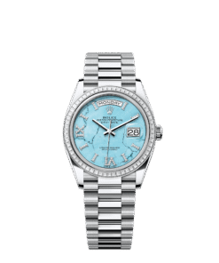 Rolex Day-Date 36 36 mm platinum and diamonds 128396tbr-0016