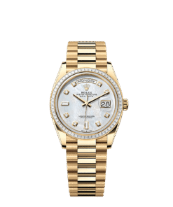 Rolex Day-Date 36 36 mm yellow gold and diamonds 128398tbr-0004