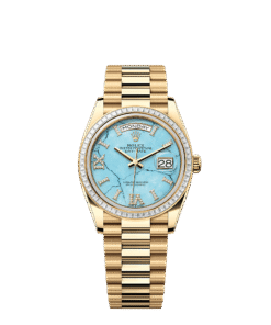 Rolex Day-Date 36 36 mm yellow gold and diamonds 128398tbr-0014
