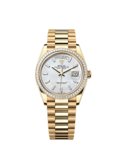 Rolex Day-Date 36 36 mm yellow gold and diamonds 128398tbr-0030