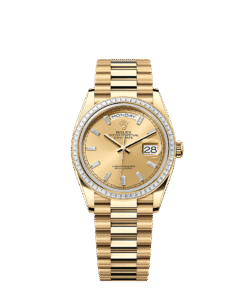 Rolex Day-Date 36 36 mm yellow gold and diamonds 128398tbr-0037
