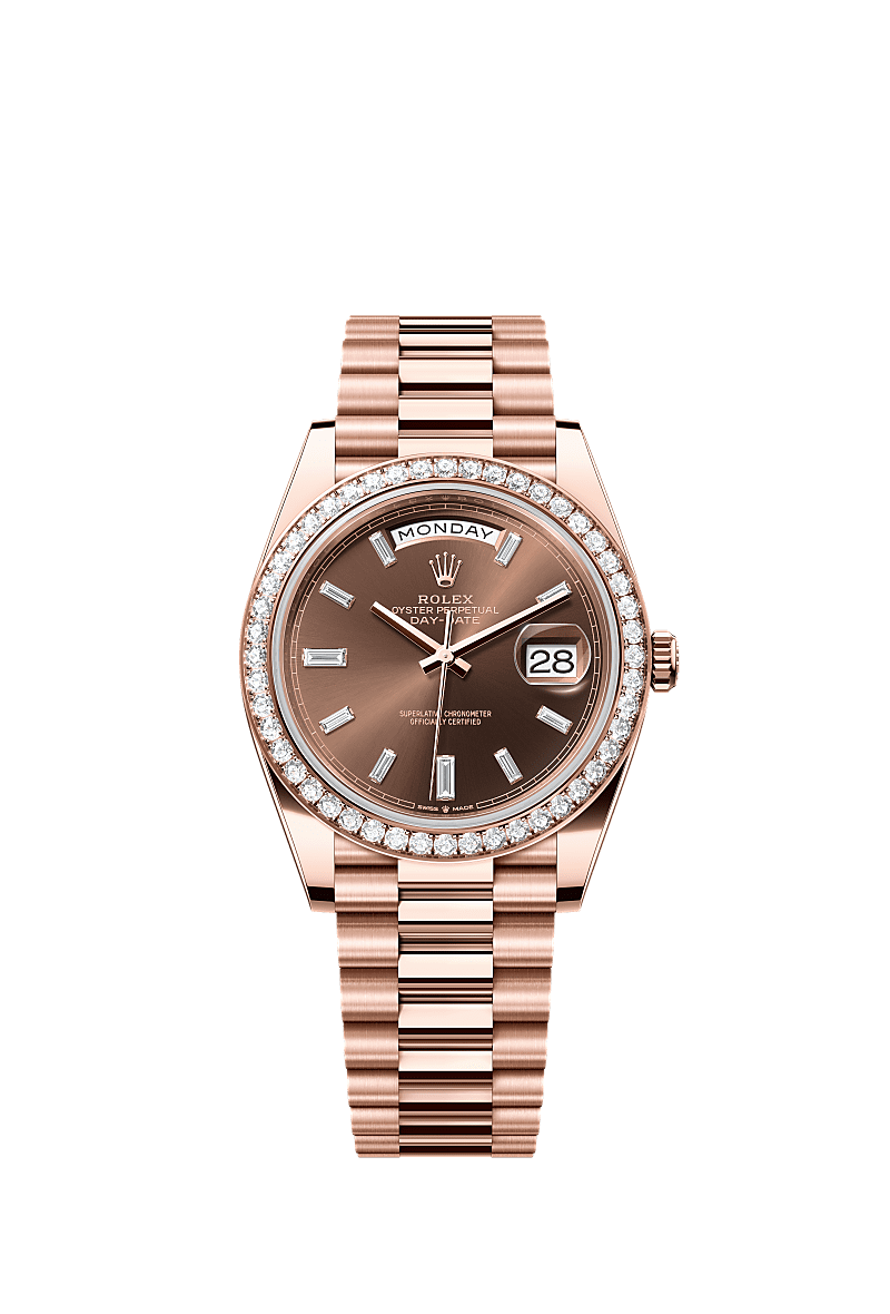Rolex Day-Date 40 40 mm Everose gold and diamonds 228345rbr-0006