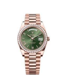 Rolex Day-Date 40 40 mm Everose gold and diamonds 228345rbr-0011