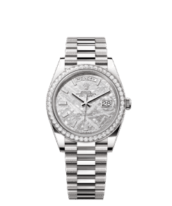 Rolex Day-Date 40 40 mm white gold and diamonds 228349rbr-0040