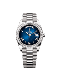 Rolex Day-Date 40 40 mm white gold and diamonds 228349rbr-0045