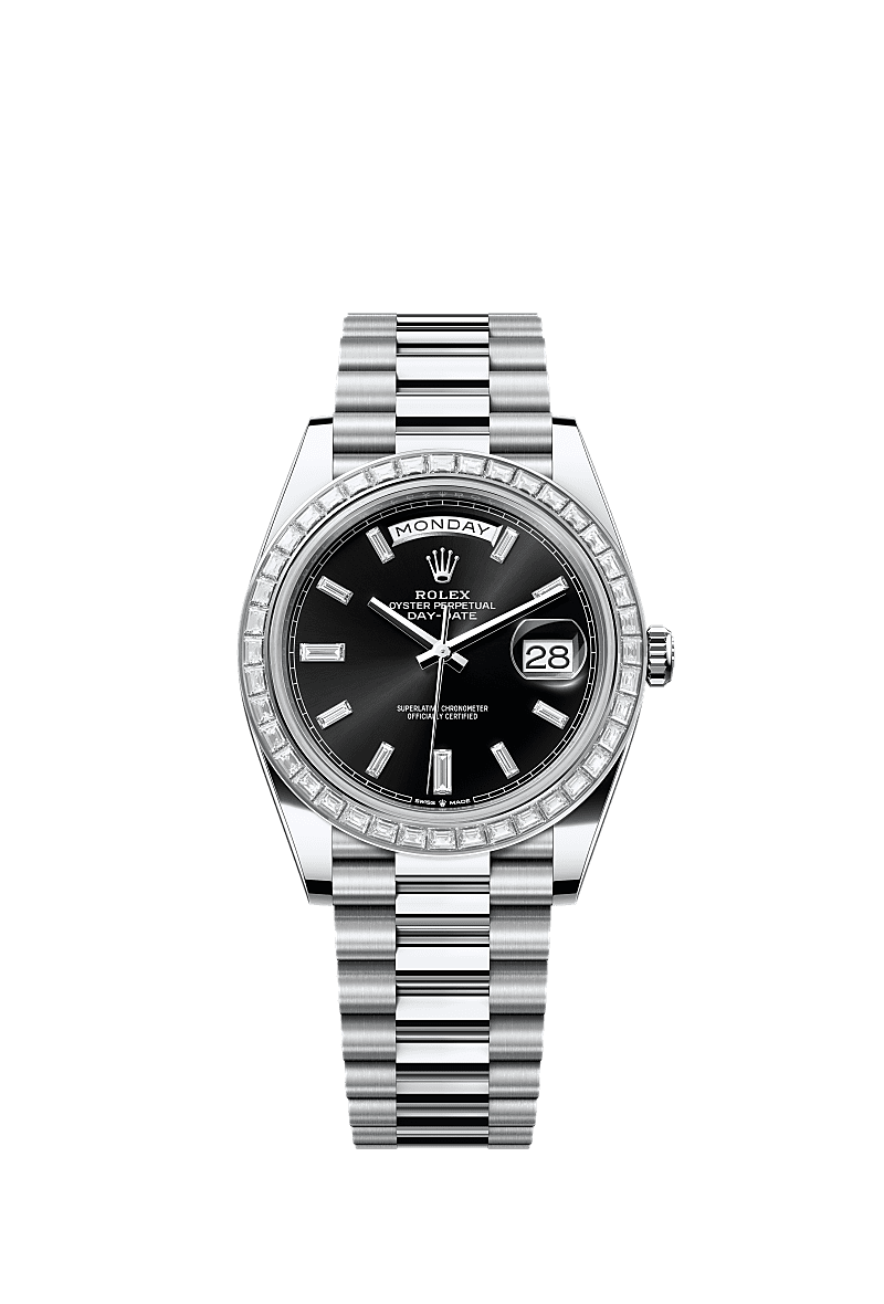 Rolex Day-Date 40 40 mm platinum and diamonds 228396tbr-0012