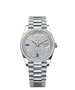 Rolex Day-Date 40 40 mm platinum and diamonds 228396tbr-0021