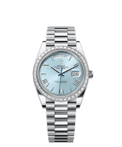 Rolex Day-Date 40 40 mm platinum and diamonds 228396tbr-0030