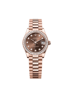 Rolex Datejust 31 31 mm Everose gold and diamonds 278285rbr-0006