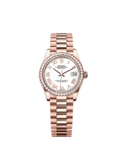 Rolex Datejust 31 31 mm Everose gold and diamonds 278285rbr-0008