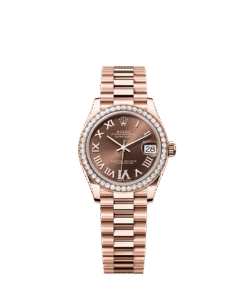 Rolex Datejust 31 31 mm Everose gold and diamonds 278285rbr-0016