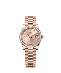 Rolex Datejust 31 31 mm Everose gold and diamonds 278285rbr-0025