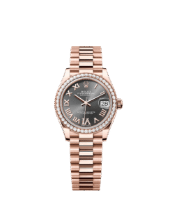 Rolex Datejust 31 31 mm Everose gold and diamonds 278285rbr-0027