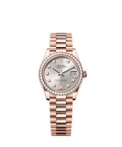 Rolex Datejust 31 31 mm Everose gold and diamonds 278285rbr-0030