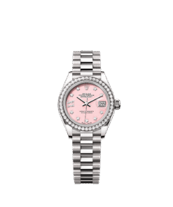 Rolex Lady-Datejust 28 mm white gold and diamonds 279139rbr-0002