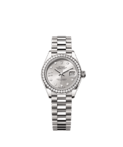 Rolex Lady-Datejust 28 mm white gold and diamonds 279139rbr-0003