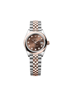 Rolex Lady-Datejust 28 mm Oystersteel and Everose gold 279161-0011