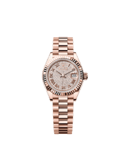 Rolex Lady-Datejust 28 mm Everose gold 279175-0023