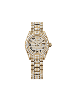 Rolex Lady-Datejust 28 mm yellow gold and diamonds 279458rbr-0001