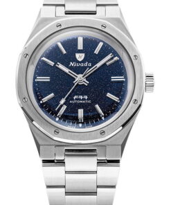 F77 Stainless Steel Dark Blue Aventurine