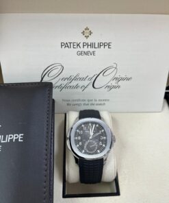 Alternative view of Patek Philippe Aquanaut Stainless Steel/ Dual Time (Ref#5164A-001)