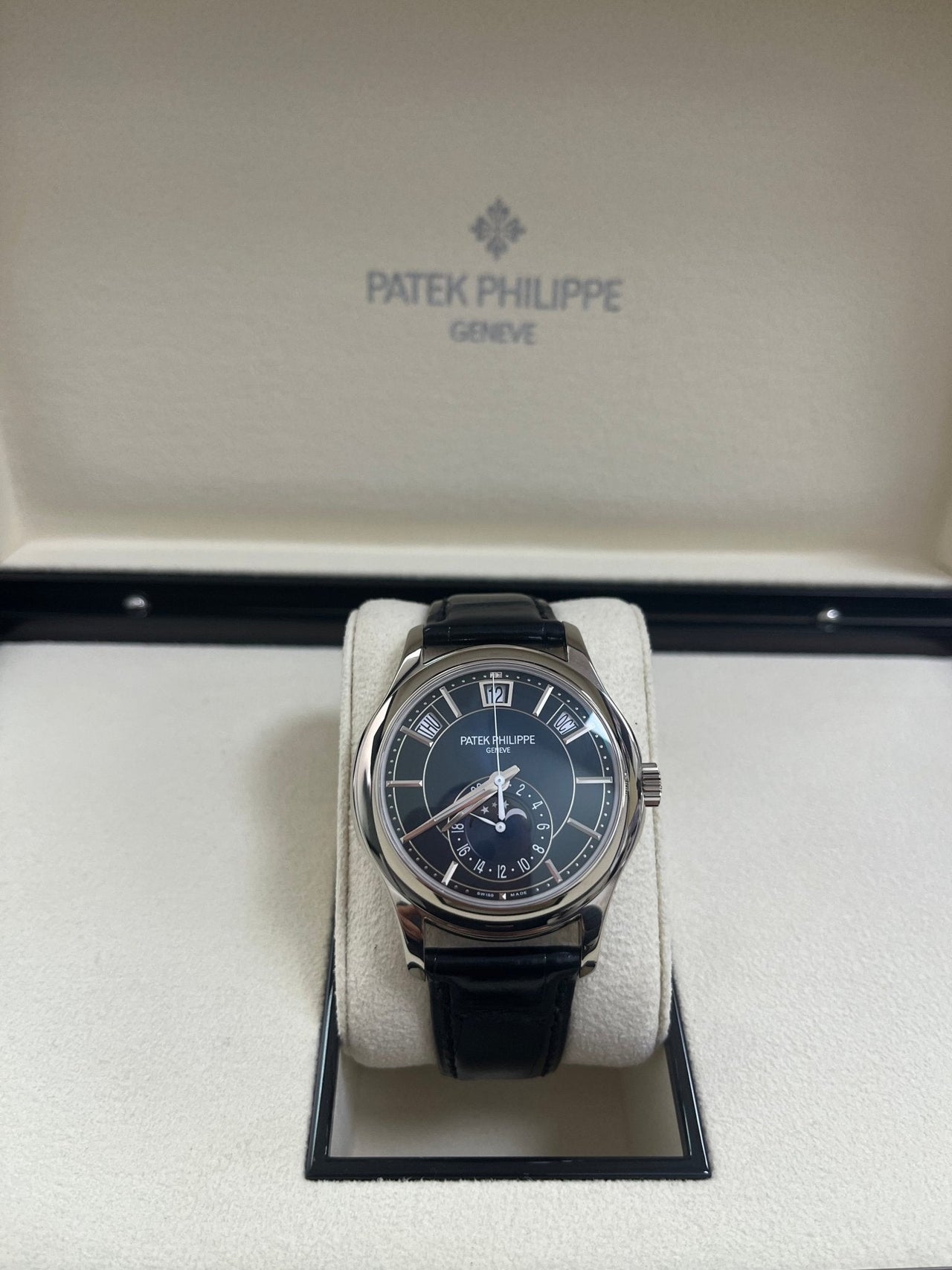 Patek Philippe Complications Annual Calendar Moon Phases (Ref# 5205G-013) - Image 4