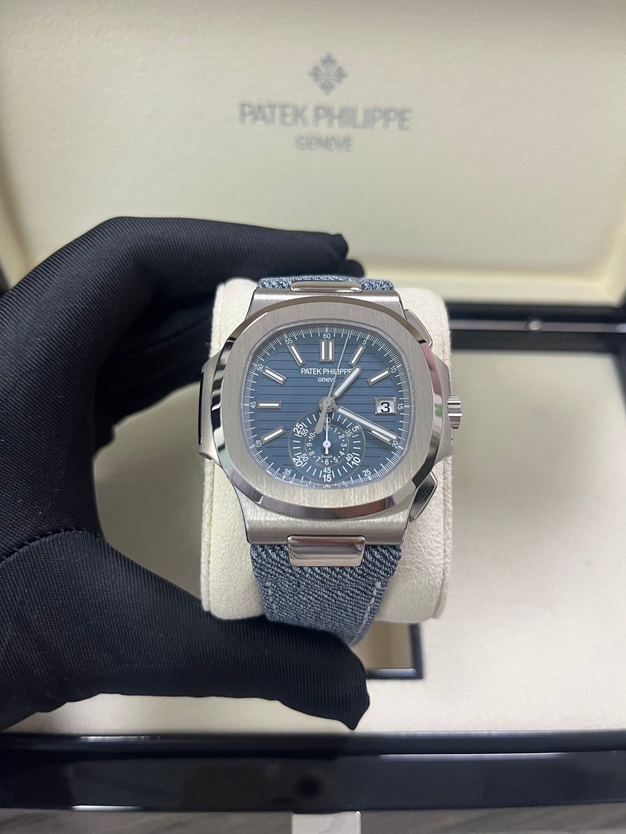 FLYBACK CHRONOGRAPH. DATE. White gold 5980/60G-001 - Image 2