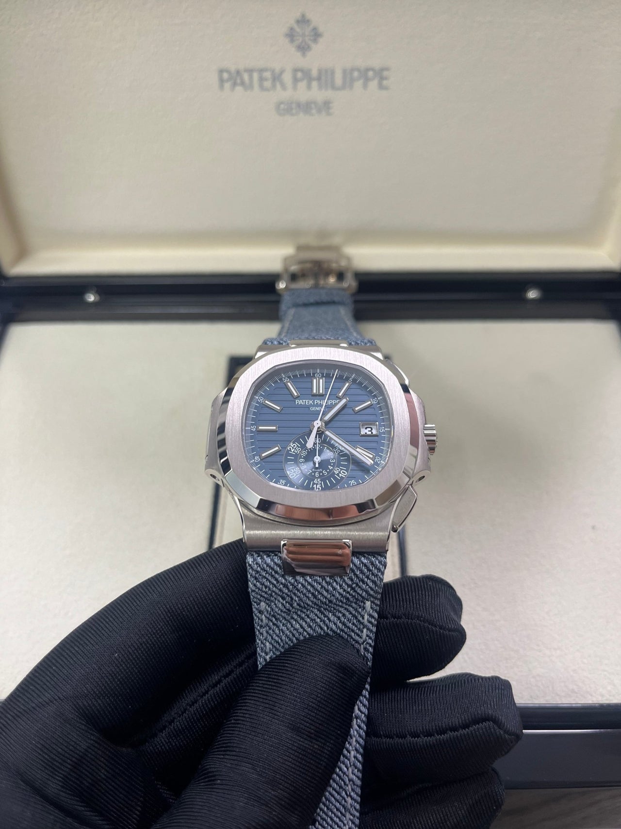 FLYBACK CHRONOGRAPH. DATE. White gold 5980/60G-001 - Image 9