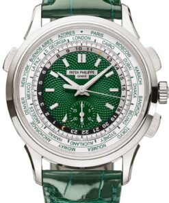Patek Philippe World Time Flyback Chronograph Green 5930P-001