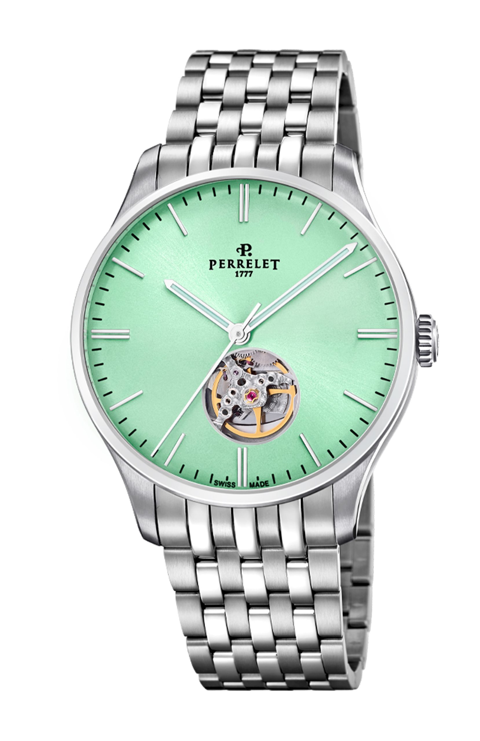 Weekend Open Heart Green Mint