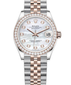 Rolex Datejust 31mm Mother Of Pearl Dial Rose Gold / Steel Reference #278381RBR
