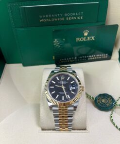 Alternative view of Rolex Datejust 41 41 mm Oystersteel and yellow gold 126333-0014