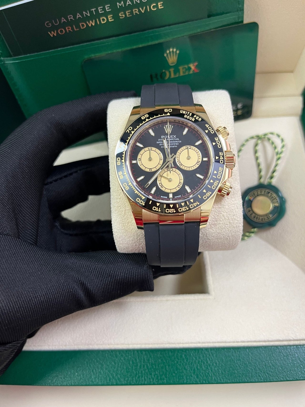 Rolex Daytona 18k Yellow Gold Paul Newman Dial 126518LN - Image 8