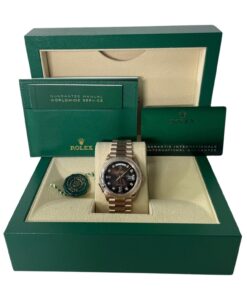 Alternative view of Rolex Day-Date 36 36 mm Everose gold 128235-0037