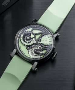 Alternative view of Openworked Dual Time Mint
