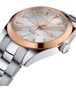 Alternative view of Gentleman Powermatic 80 Silicium Solid 18K Gold bezel