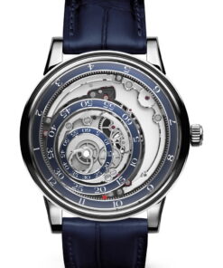 Une Folle Journée Rhodium Plated Blue