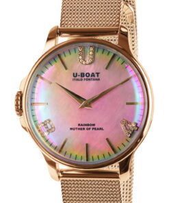 Rainbow 38 Pink IP Gold Bracelet