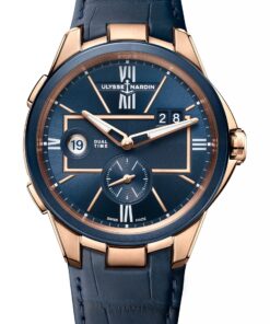 Executive Dual Time Rose Gold